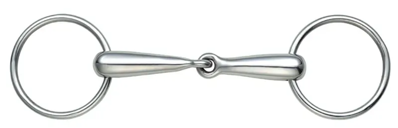 Hollow Mouth Loose Ring Snaffle STAINLESS STEEL