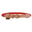 Digby and Fox Reflective Dog Collar in Scarlett