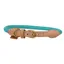 Digby and Fox Reflective Dog Collar in Teal