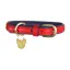 Digby and Fox Padded Leather Dog Collar SCARLETT