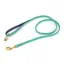 Digby and Fox Padded Leather Dog Lead AQUA