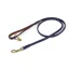 Digby and Fox Padded Leather Dog Lead NAVY
