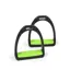 Compositi Premium Profile Stirrups in Bright Green