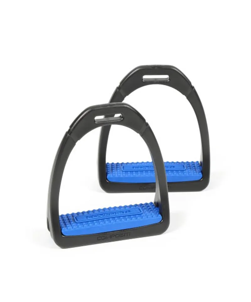 Compositi Kid's Premium Profile Stirrups in Royal Blue