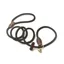 Digby and Fox Fine Rope Slip Lead in Black