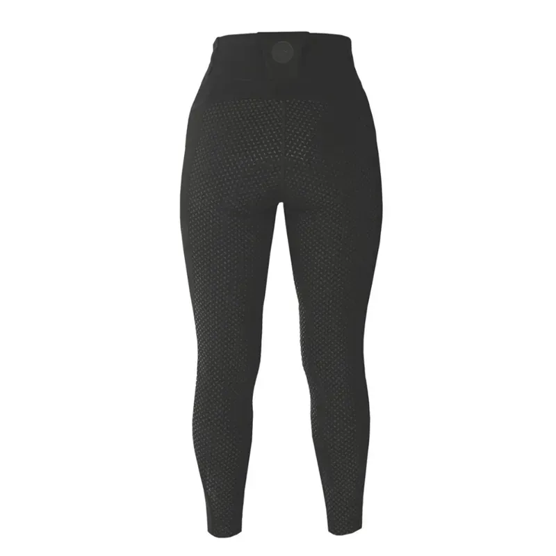 Eque Luxe Thermal Pull On Breeches Black-3