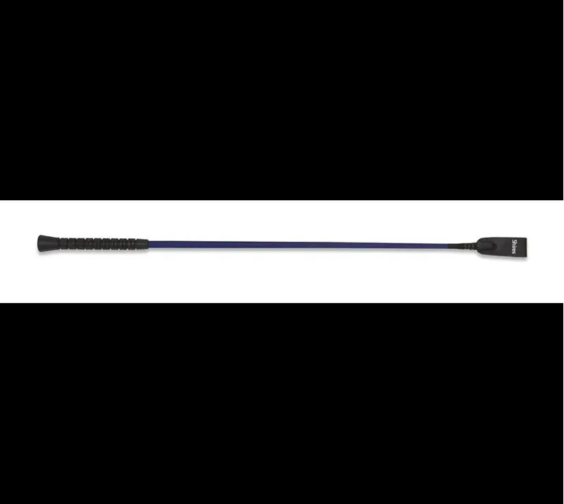 Shires 26.5 Inch Plain Stem Whip In Navy