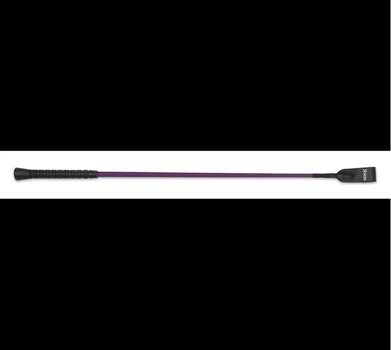Shires 26.5 Inch Plain Stem Whip In Purple