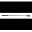 Shires 26.5 Inch Plain Stem Whip In Red