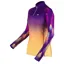 Aubrion Young Rider Hyde Park Cross Country Shirt in Purple Forest