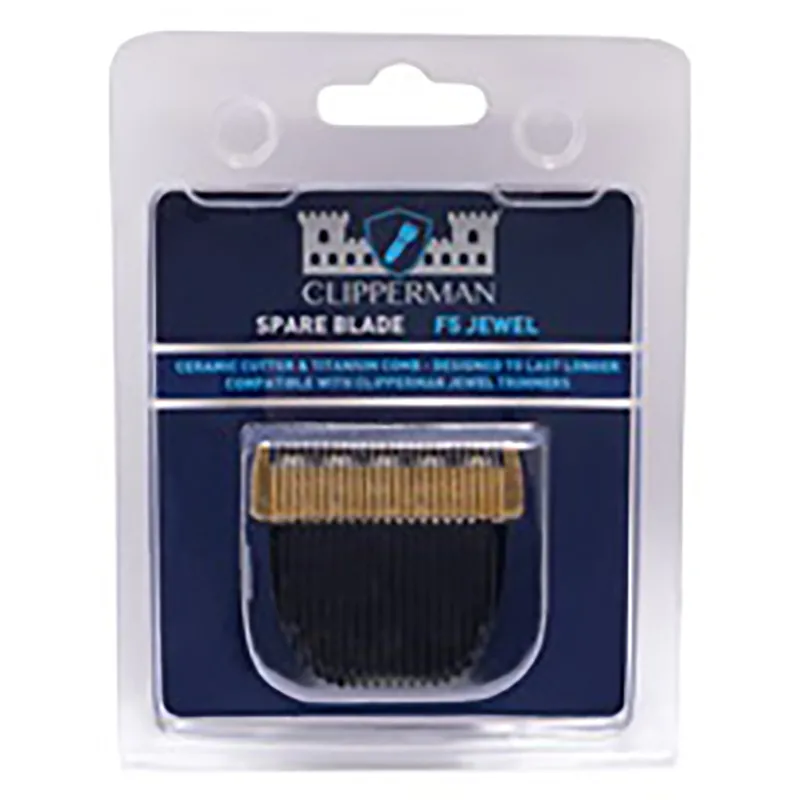 Clipperman F5 Titanium and Ceramic Blade Set For Jewel