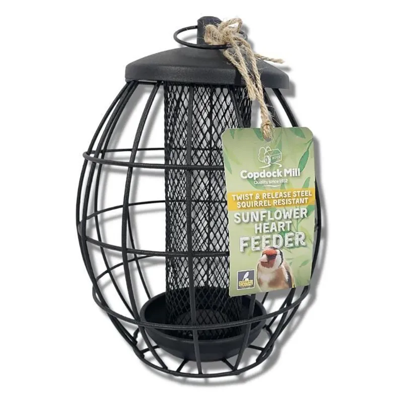 Copdock Mill Twist and Release Squirrel Resistant Sunflower Heart Feeder-1