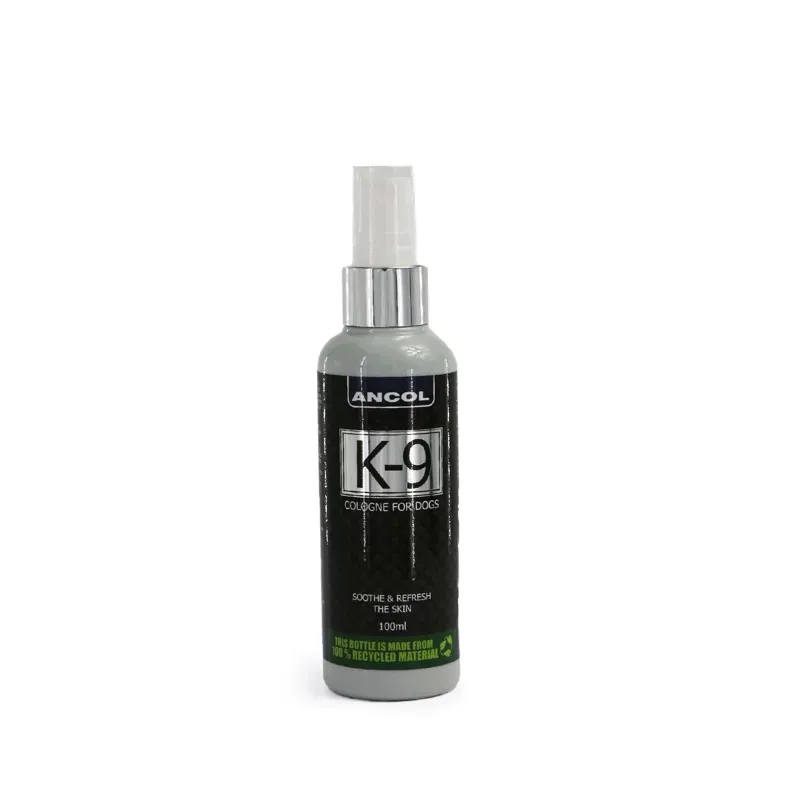 Ancol K-9 100ml Dog Cologne in Black