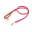 Digby and Fox Padded Leather Dog Lead PINK