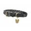 Digby and Fox Plaited Dog Collar BLACK