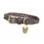 Digby and Fox Plaited Dog Collar BROWN