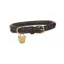 Digby and Fox Rolled Leather Dog Collar BROWN