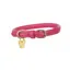 Digby and Fox Rolled Leather Dog Collar PINK