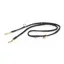 Digby and Fox Rolled Leather Training Lead in Black