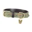 Digby and Fox Tweed Dog Collar Red/YELLOW/BLUE CHK