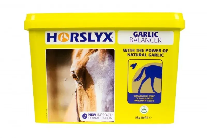 Horslyx 5kg Garlic Balancer Lick in Yellow