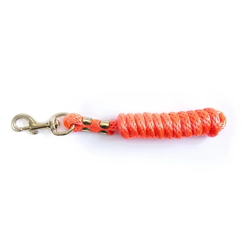 KM Elite 6ft Lead Rope in Hot Orange