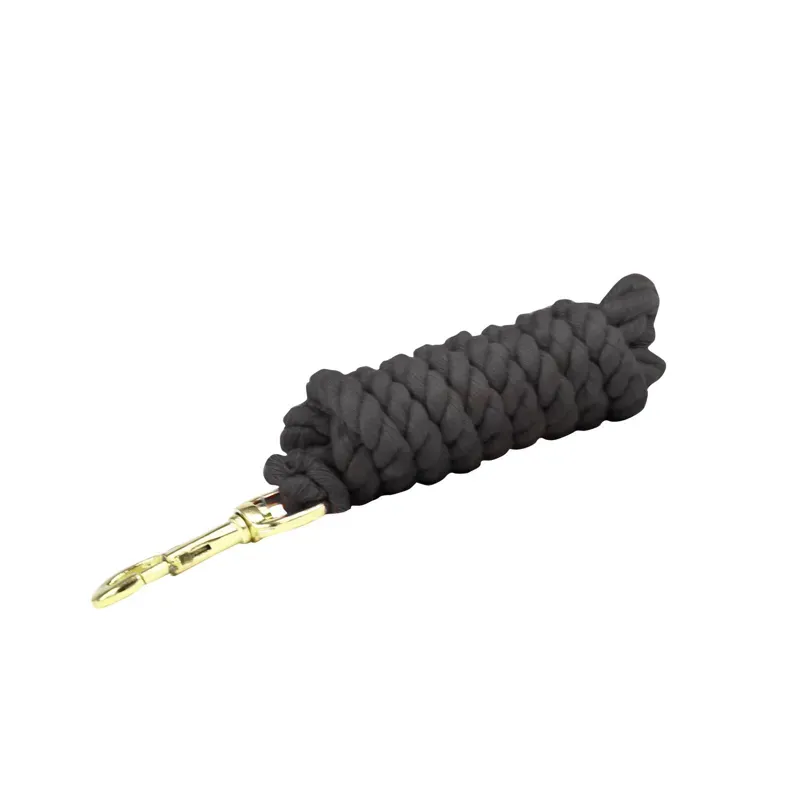 KM Elite Superfine Cotton Lead Rope in Black