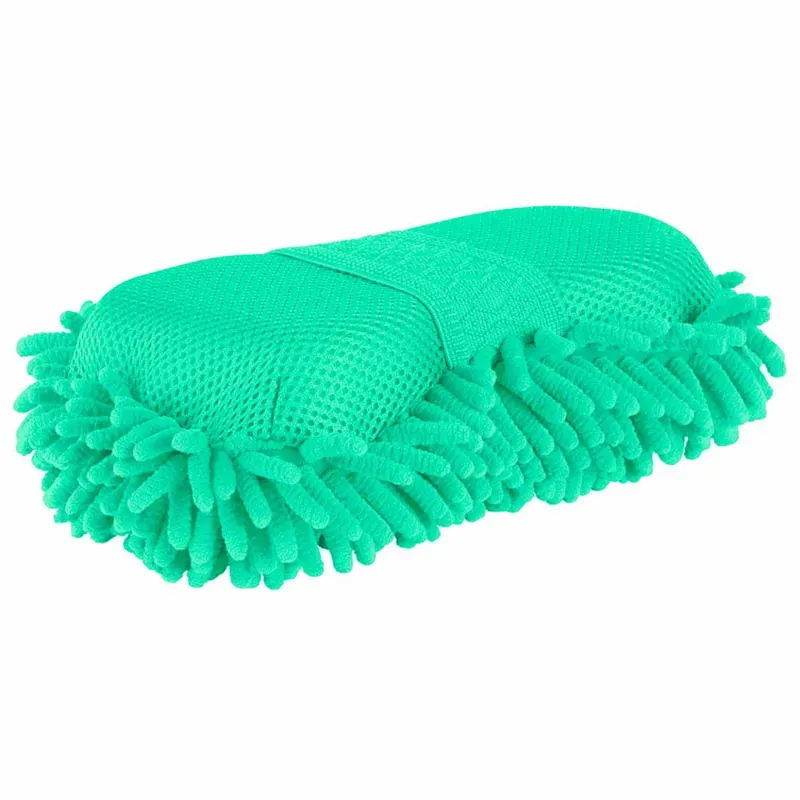Lincoln Horse Care Accessories Microfibre Grooming Sponge in Green