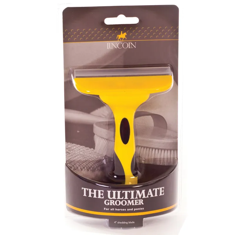 Lincoln Horse Care Accessories Ultimate Groomer in Yellow