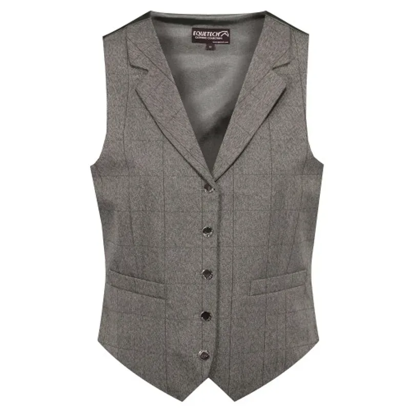 Equetech Foxbury Lapel Showing Waistcoat in Brown