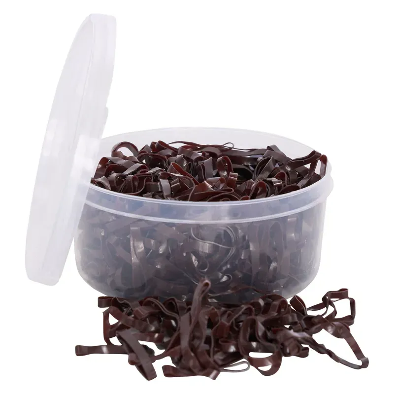 Imperial Riding Plaiting Bands Soft Brown - Xlarge