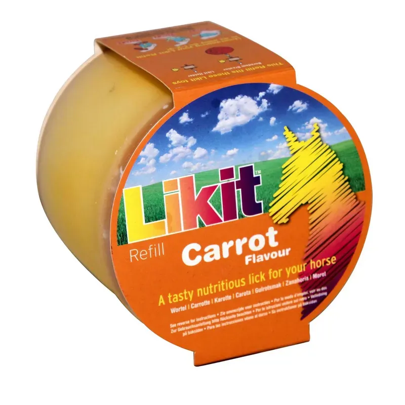 Likit 12 Pack Carrot Licks in Orange