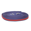 Hy Soft Webbing Lunge Rein in Navy/Red