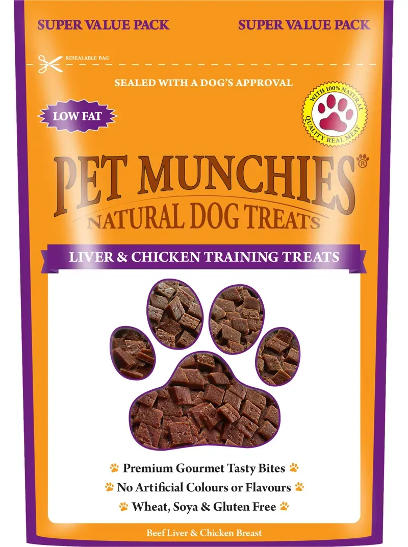 Pet Munchies 150 gm Training Treats Liver and Chicken