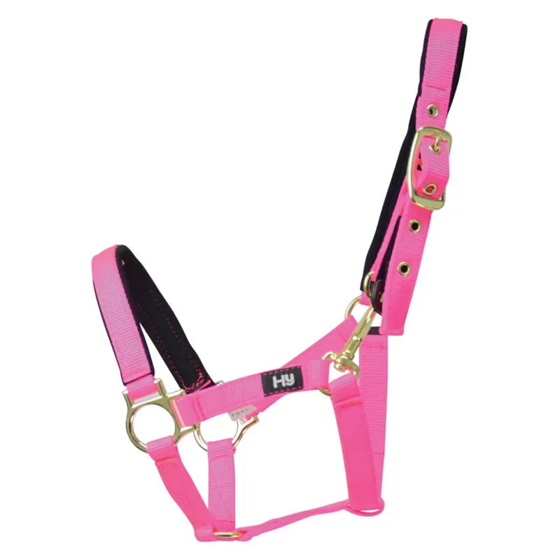 Hy Equestrian Fieldsafe Small Pony/Foal Head Collar in Pink