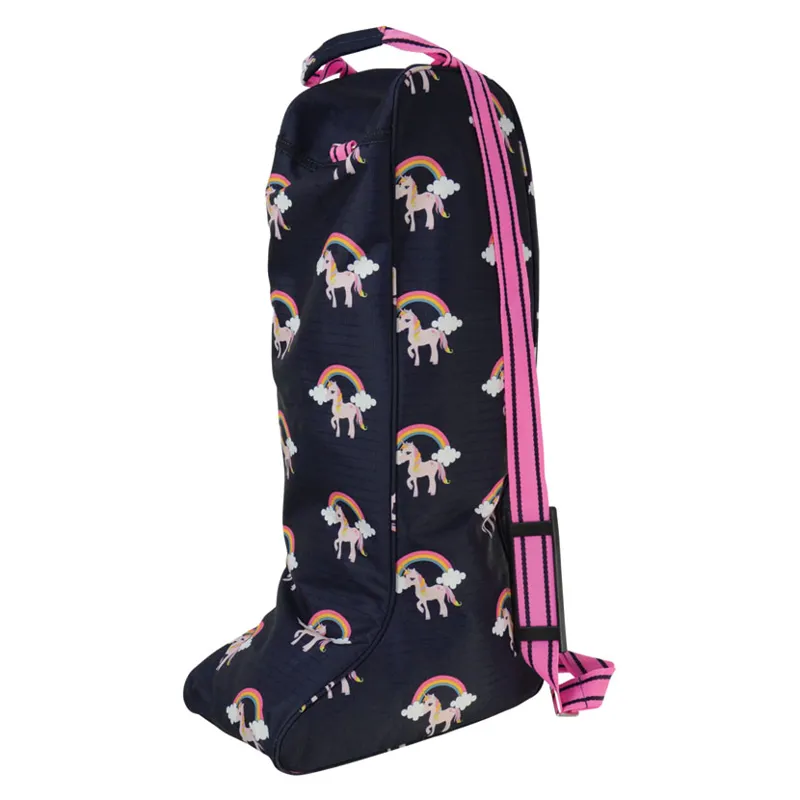 Hy Unicorn Grooming Bag in Navy/Pink