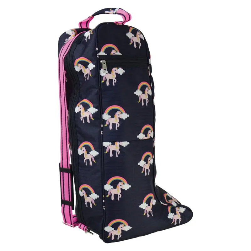Hy Unicorn Grooming Bag in Navy/Pink-1