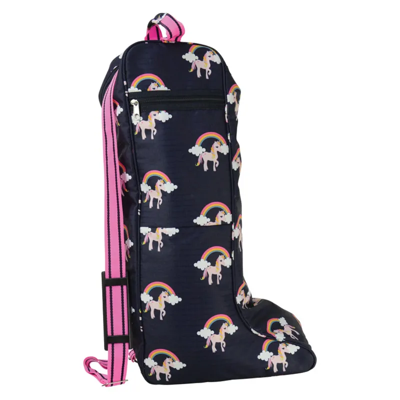 Hy Unicorn Grooming Bag in Navy/Pink-2
