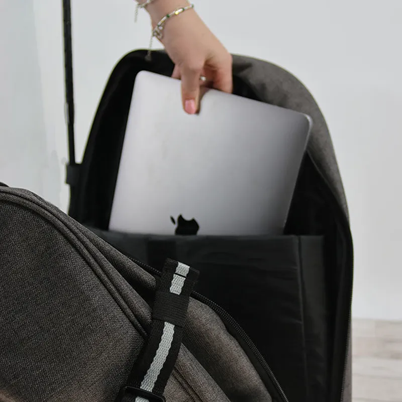 Woof Wear Riders Backpack Grey Black-1