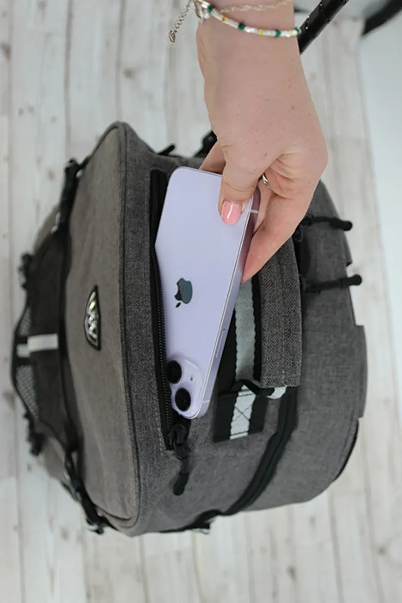 Woof Wear Riders Backpack Grey Black-2