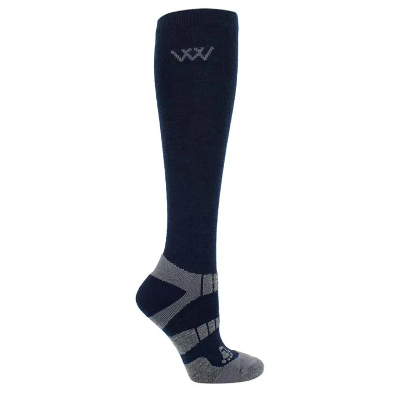 Woof Wear Winter Riding Sock 2pk Navy