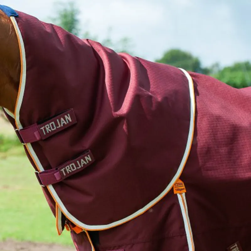 Trojan Xtra 100g Neck Cover Burgundy orange-2