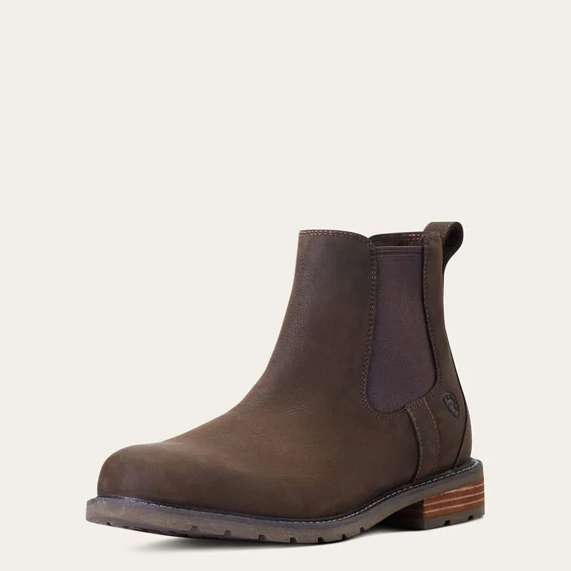 Ariat Mens Wexford Waterproof Chelsea Boot Java