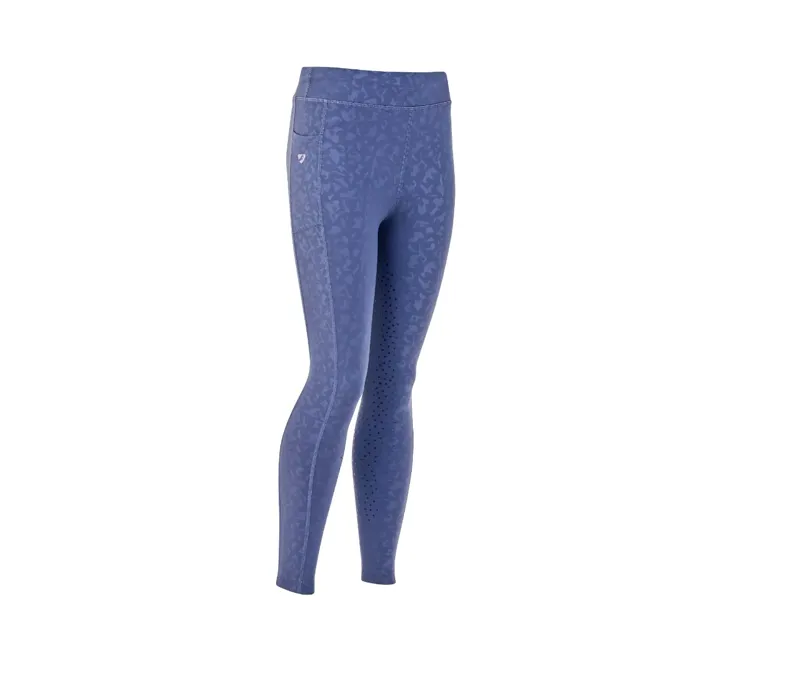 Aubrion Non-Stop Riding Tights - Young Rider BLUE