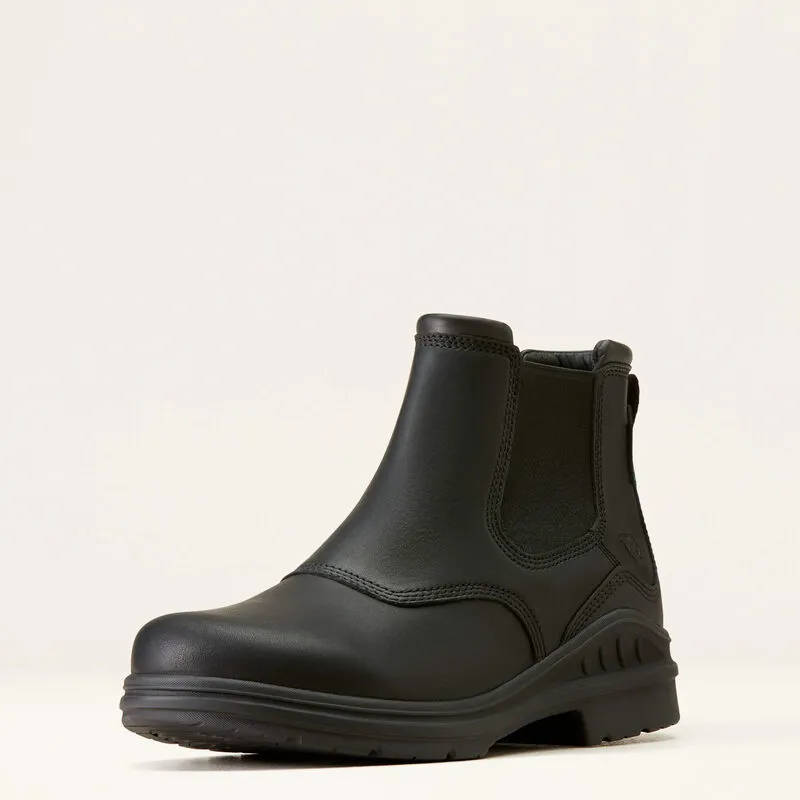 Ariat Mens Barnyard Waterproof Chelsea Boot Black