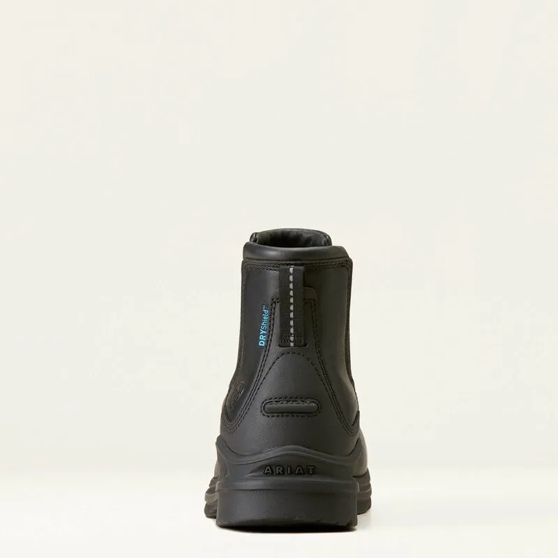 Ariat Mens Barnyard Waterproof Chelsea Boot Black-4