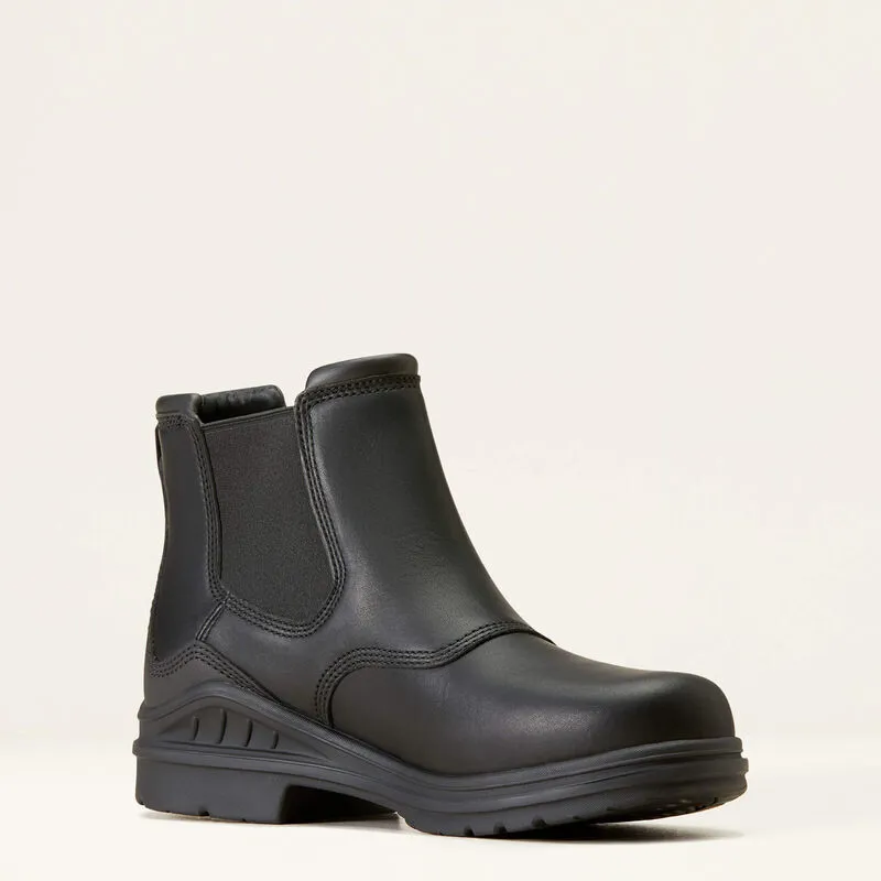 Ariat Mens Barnyard Waterproof Chelsea Boot Black-5