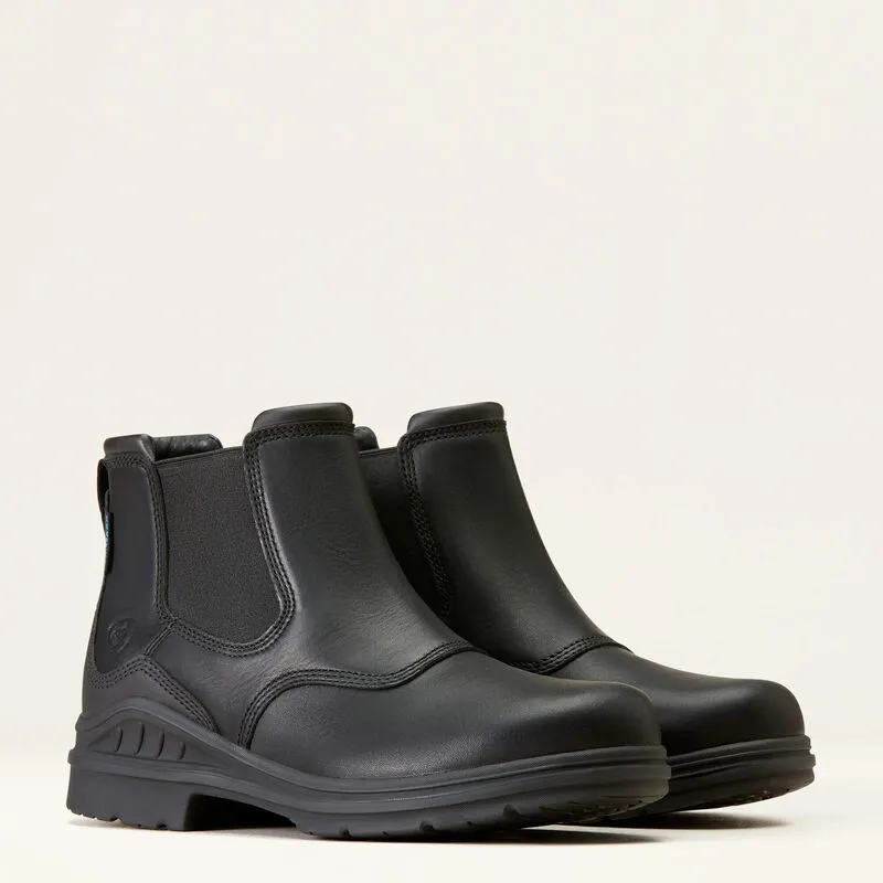 Ariat Mens Barnyard Waterproof Chelsea Boot Black-6