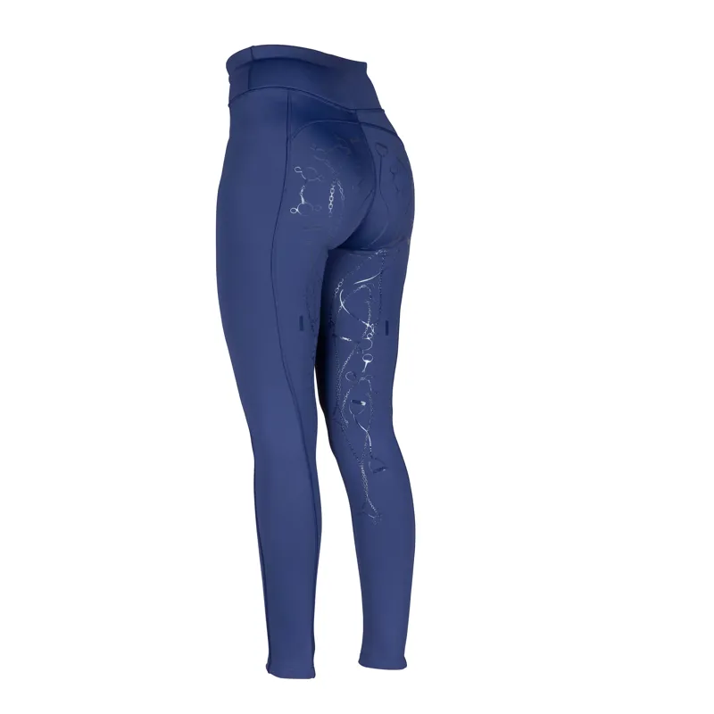 Aubrion Team Winter Riding Tights - Young Ridier NAVY-1