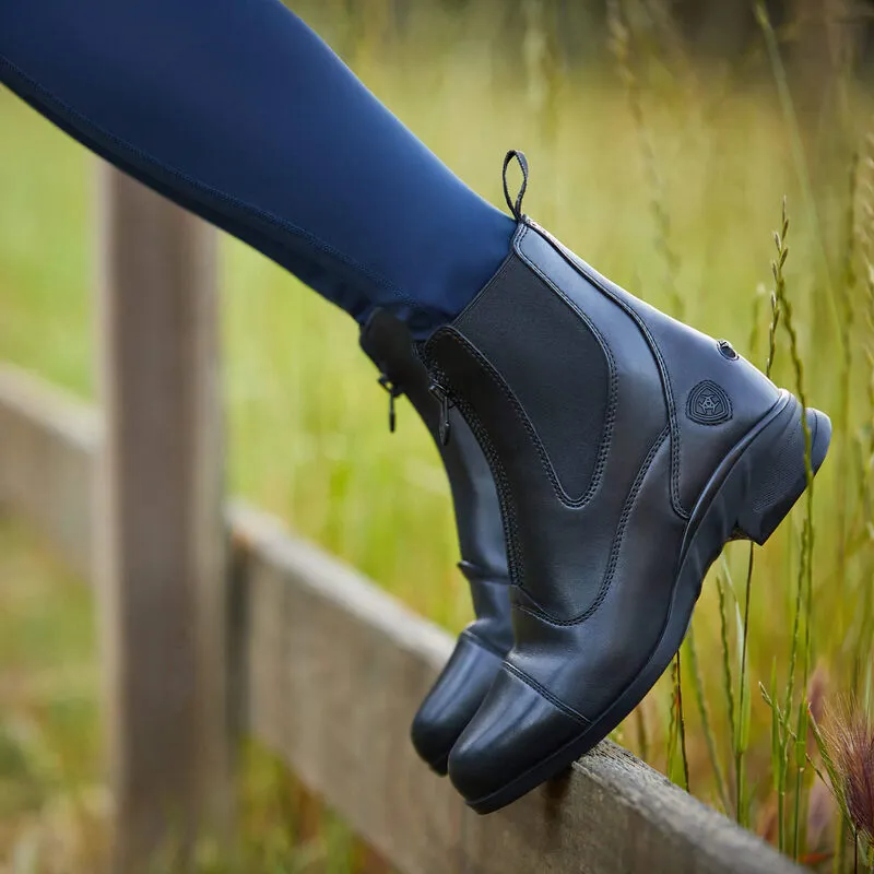 Ariat Heritage Zip Paddock Boot Black-5